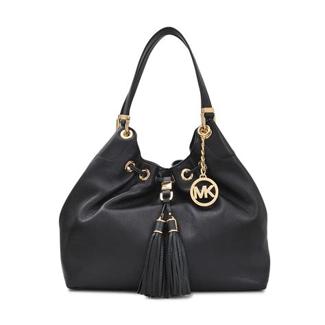 michael kors black drawstring purse|Michael Kors black purse women's.